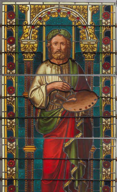 Window with Depiction of Apelles by F. Nicolas