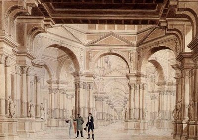 A Classical Sculpture Gallery by F. Schuster