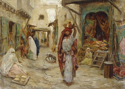 An Arab Market by Fabio Fabbi