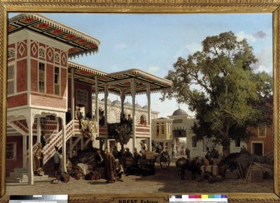 A Caravanserai in Trebizond by Fabius Brest