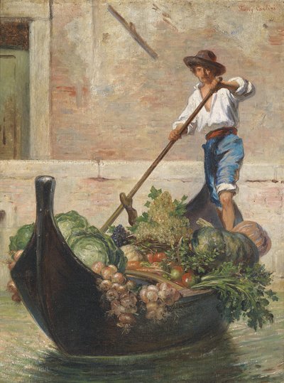 Venetian Vegetable Seller by Fanny Carlini