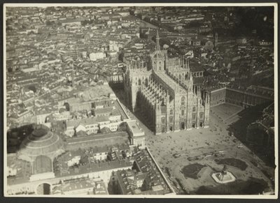 Aerial View of Milan by Fedele Azari