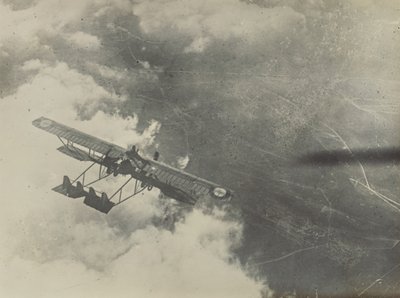 Flying Airplane by Fedele Azari
