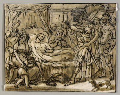 Drawing by Fedele Fischetti