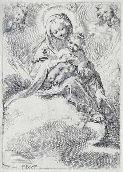 Madonna in the Clouds by Federico Barocci