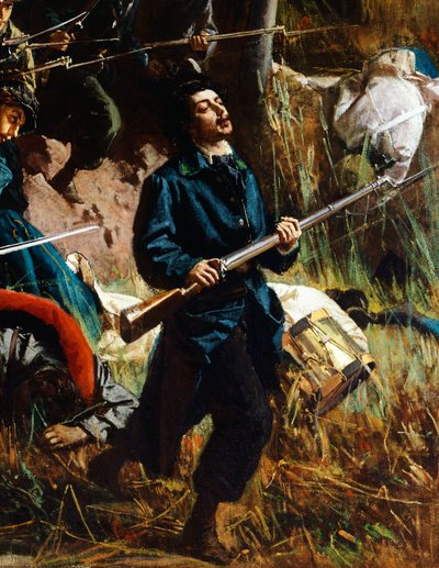 The Battle of Varese by Federico Faruffini