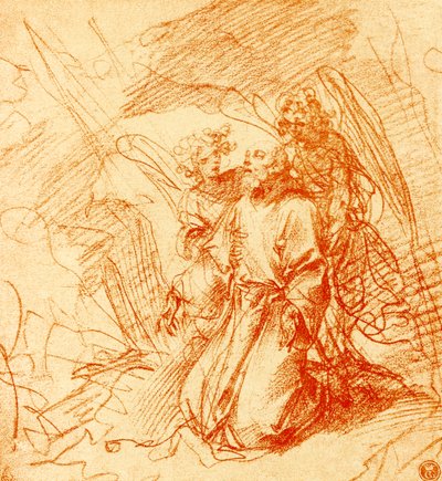 St. Francis in Ecstasy by Federico Panza