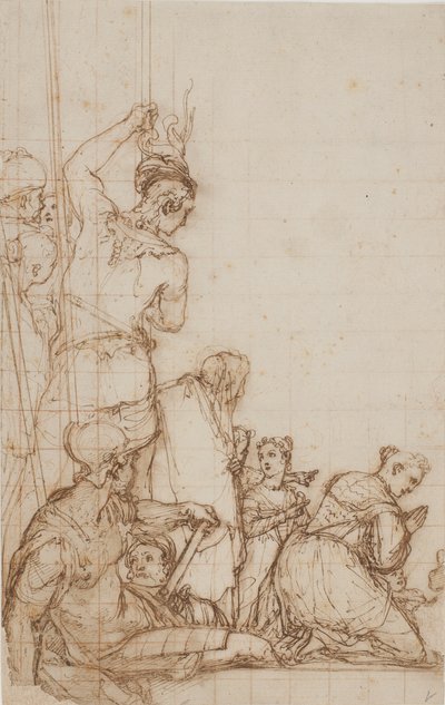 Group of Spectators by Federico Zuccaro