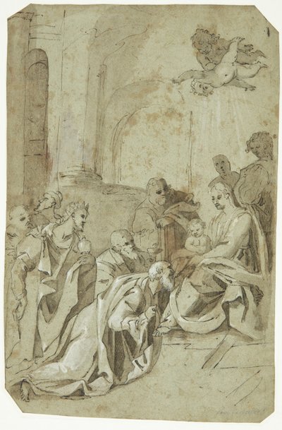 The Adoration of the Kings by Federico Zuccaro