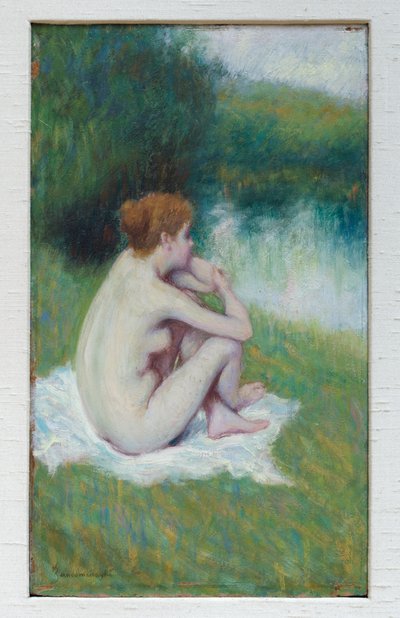 After the Bath by Federigo Zandomeneghi