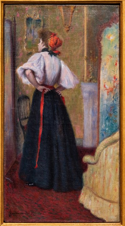 Looking in the Mirror by Federigo Zandomeneghi