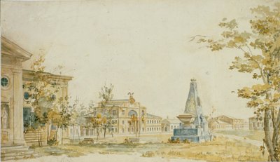 The Square in Kherson by Fedor Yakovlevich Alekseev