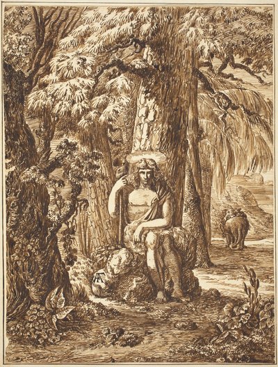 Saint John the Baptist in the Wilderness by Felice Albites