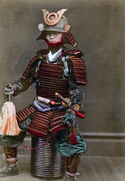 A samurai in armour, Japan by Felice Beato