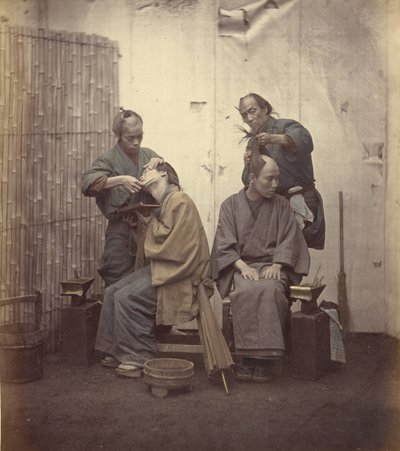 Barbers by Felice Beato