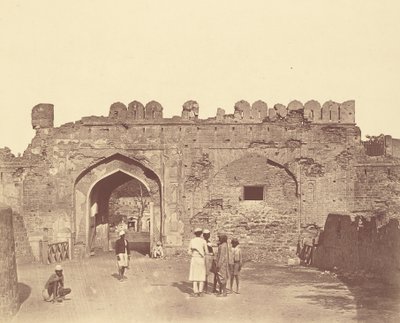 Cashmere Gate. Front View by Felice Beato