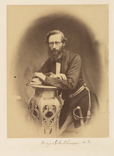 Major E. Hutchinson, R.E. by Felice Beato
