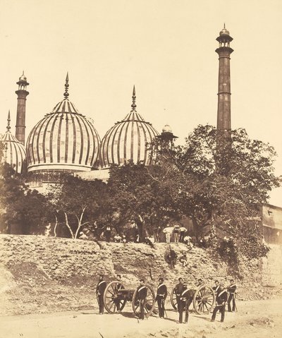 Mosque at the Khyratee Gate by Felice Beato
