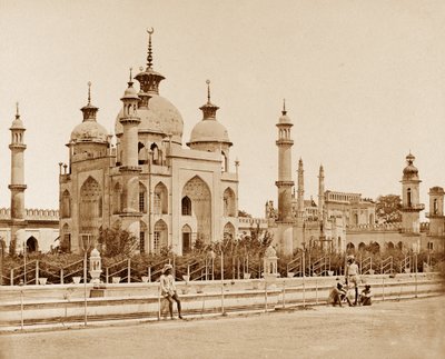 Mosque in the Husainabad Emambarah, Lucknow by Felice Beato