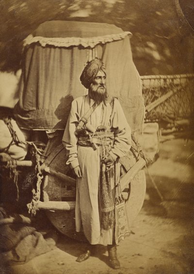 Native Office, Punjab Irregular Cavalry by Felice Beato