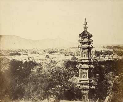 Porcelain Tower by Felice Beato