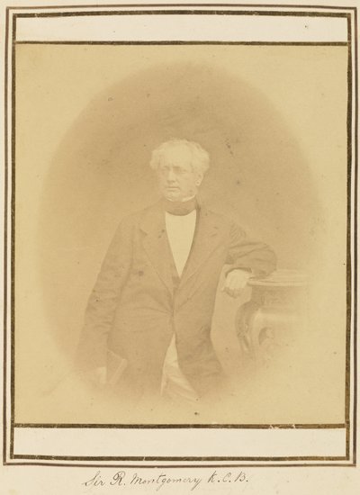 Sir R. Montgomery, K.C.B. by Felice Beato