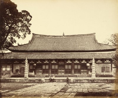 Temple in Tartar Quarter, Canton, China by Felice Beato