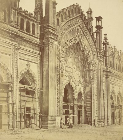 The Summa Musjid Gate, Lucknow by Felice Beato