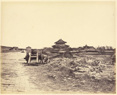 Top of the Wall of Peking by Felice Beato