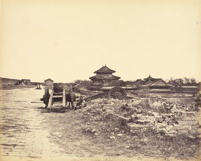 Top of the Wall of Peking by Felice Beato