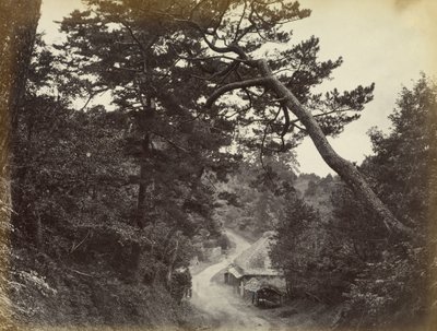 View on the Tokaido Road by Felice Beato