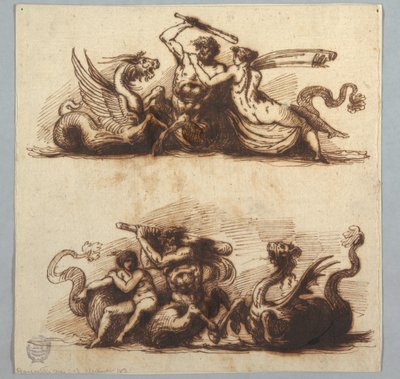Bythos and Aphros by Felice Giani