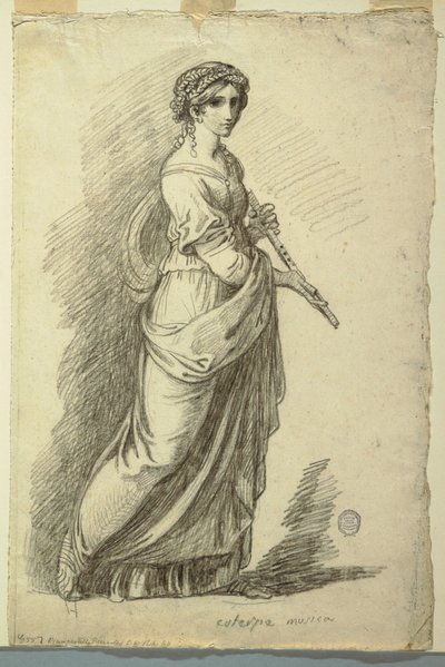 Euterpe, Muse of Lyric Poetry by Felice Giani