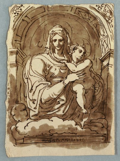 Madonna and Child by Felice Giani
