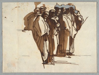Paul Preaching in Athens, after Raphael by Felice Giani