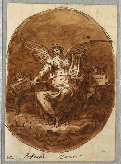 Personification of Poetry, After Raphael by Felice Giani