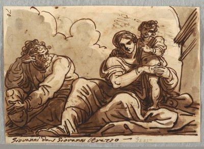 The Holy Family by Felice Giani