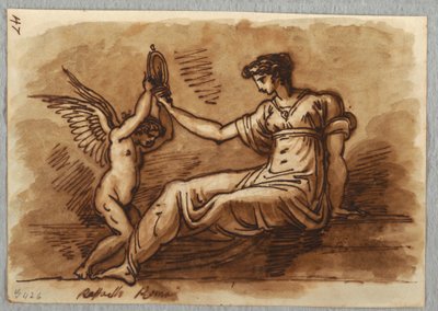 Venus and Cupid by Felice Giani