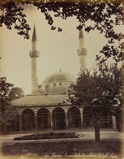 Album " Damas et Baalbek ": Mosque of Damascus by Félix Bonfils
