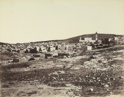 Panoramic view of Hebron by Félix Bonfils