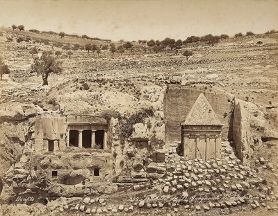 Tomb of St. Jerome, Palestine by Félix Bonfils
