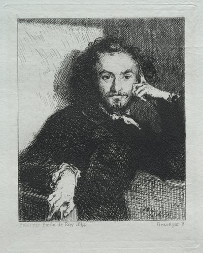 Baudelaire by Felix Bracquemond