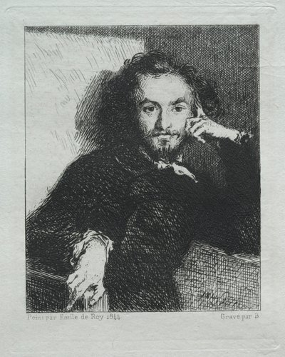Baudelaire, after Emil de Roy by Felix Bracquemond