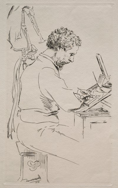 Charles Kean by Felix Bracquemond