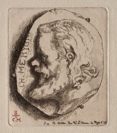 Charles Meryon, 1854 by Felix Bracquemond