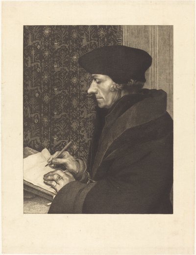 Erasmus by Felix Bracquemond