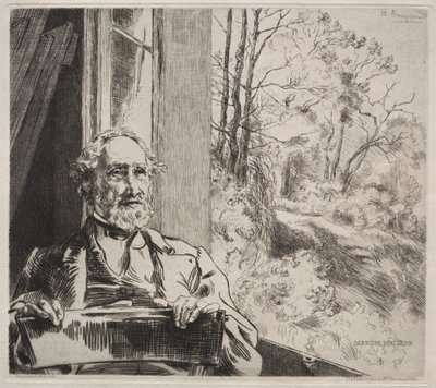 Meyer-Heine by Felix Bracquemond