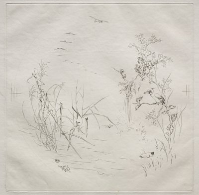 Parisian Service: Calm (no. 3) by Felix Bracquemond
