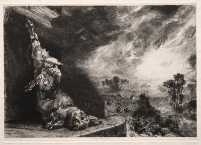 The Large Rabbit by Felix Bracquemond