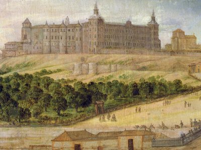 View of the Alcazar of Madrid by Felix Castello